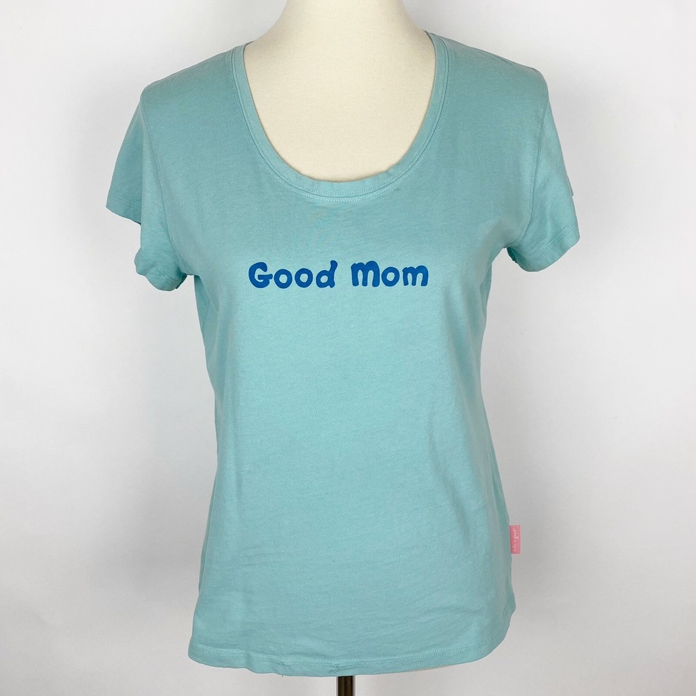 Life Is Good Good Mom‎ Scoop Neck TShirt Womens Size M